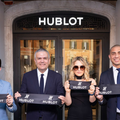 Hublot si insedia in Piazza di Spagna, ai piedi della più bella scalinata di Roma