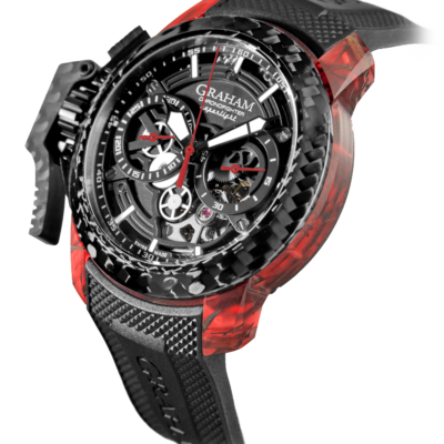 GRAHAM – CHRONOFIGHTER SUPERLIGHT CARBON SKELETON –RED