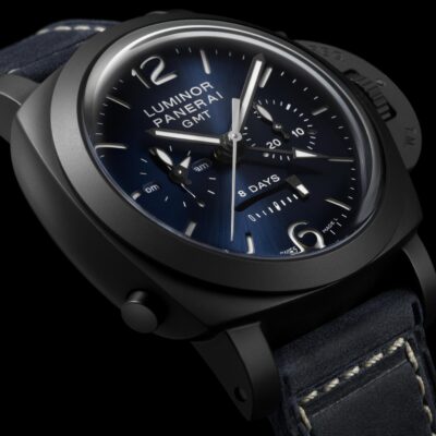 LUMINOR CHRONO MONOPULSANTE GMT BLU NOTTE