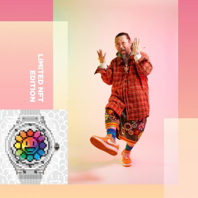 HUBLOT LANCIA DUE NFT CON TAKASHI MURAKAMI