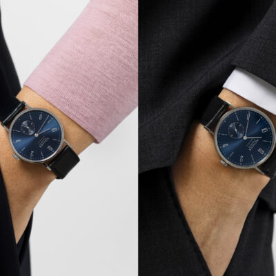 Primo orologio dell’anno: Tangente neomatik blu oro