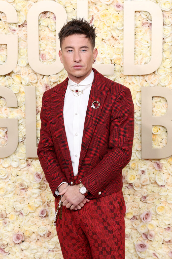 OMEGA ai Golden Globes 2024 Barry Keoghan La Clessidra dal 1945 La più antica rivista