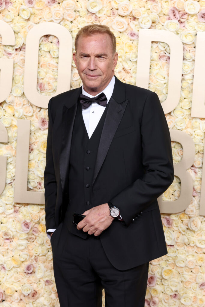 OMEGA ai Golden Globes 2024 Kevin Costner La Clessidra dal 1945