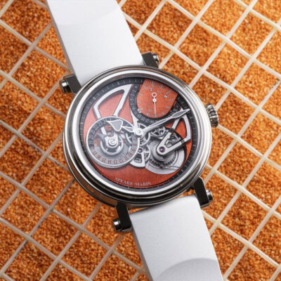 Arriva l’estate: nuovo OPENWORKED DUAL TIME TERRACOTTA di Speake Marin