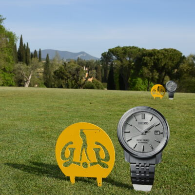 Seiko Official Tee Timer del torneo golfistico Arte&Golf