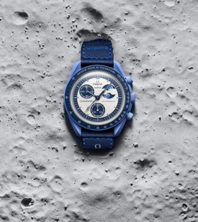 IL BIOCERAMIC MOONSWATCH MISSION TO THE SUPER BLUE MOONPHASE