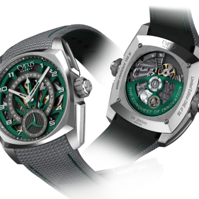 Scheda tecnica – Cyrus Klepcys GMT Palm Green