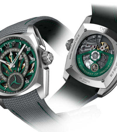 Scheda tecnica – Cyrus Klepcys GMT Palm Green